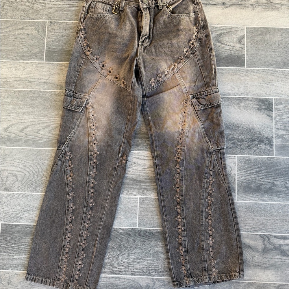 Aime Leon Dore Gray Denim Pants